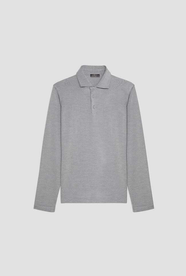 Knit polo with shirt collar ESSENTIAL - Ferrante | img vers.1300x/